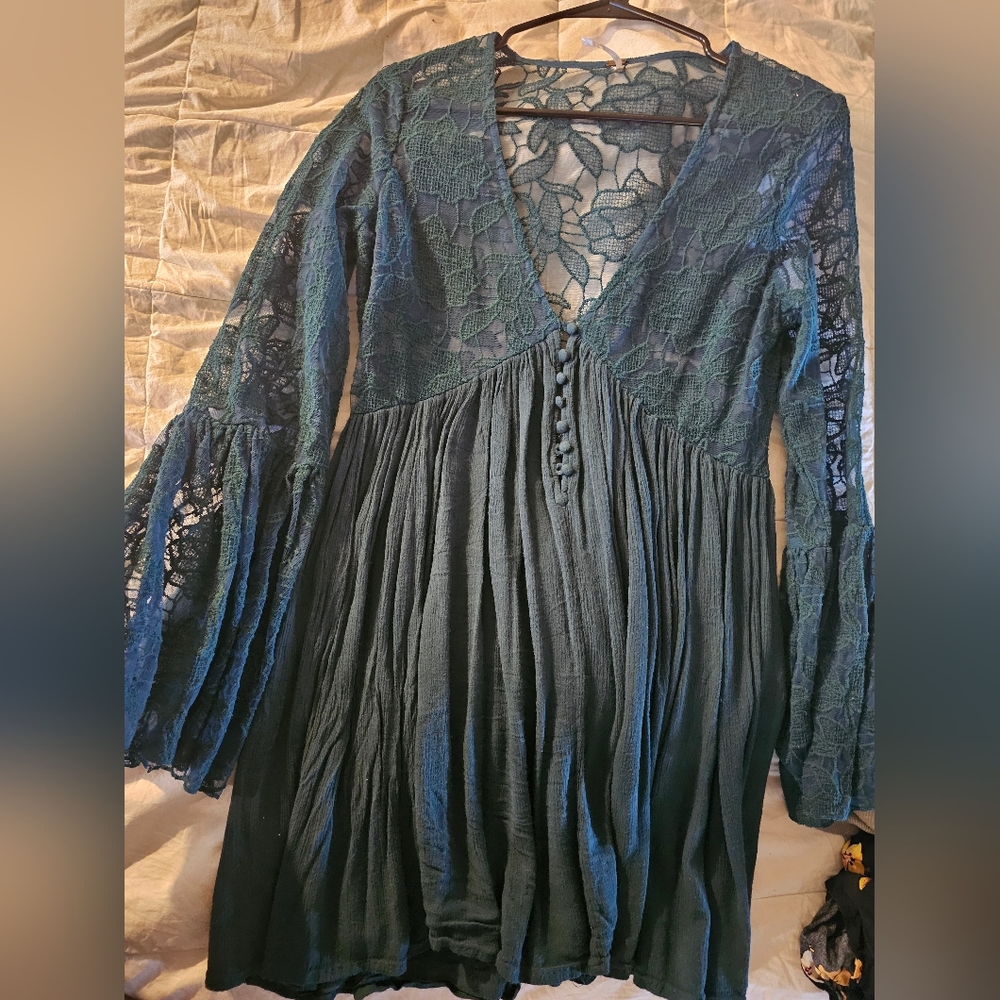 Damaged Free People Dress